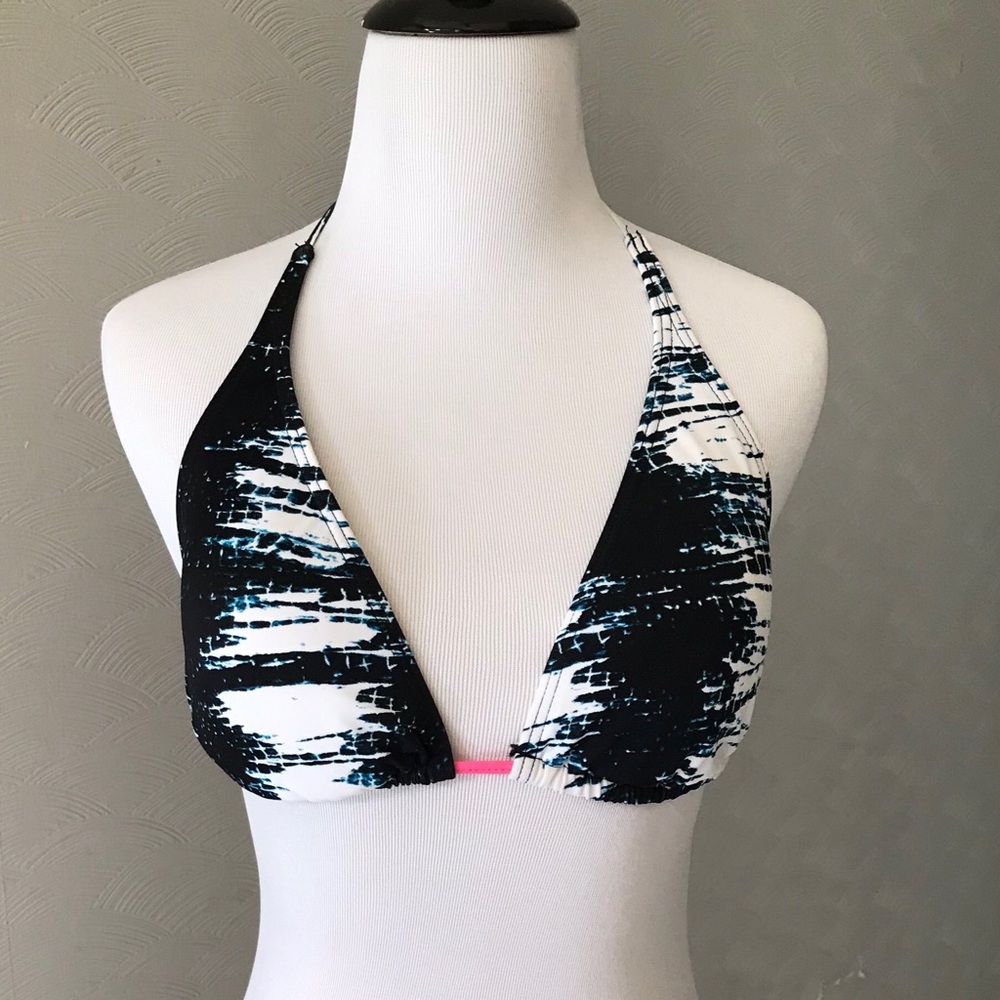 NWOT tie dye pink tie bikini top